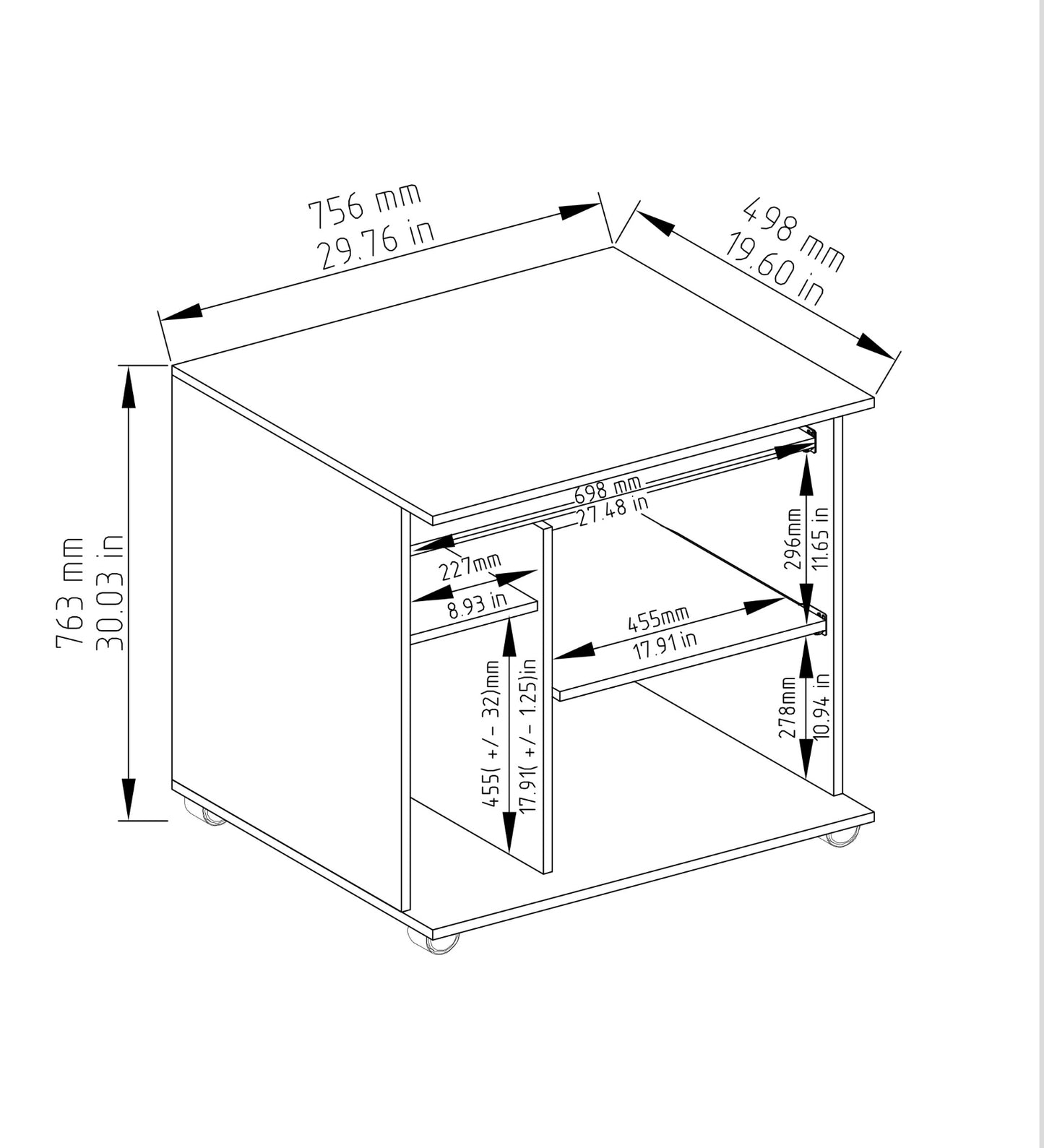 Comfy Compact Computer Desk