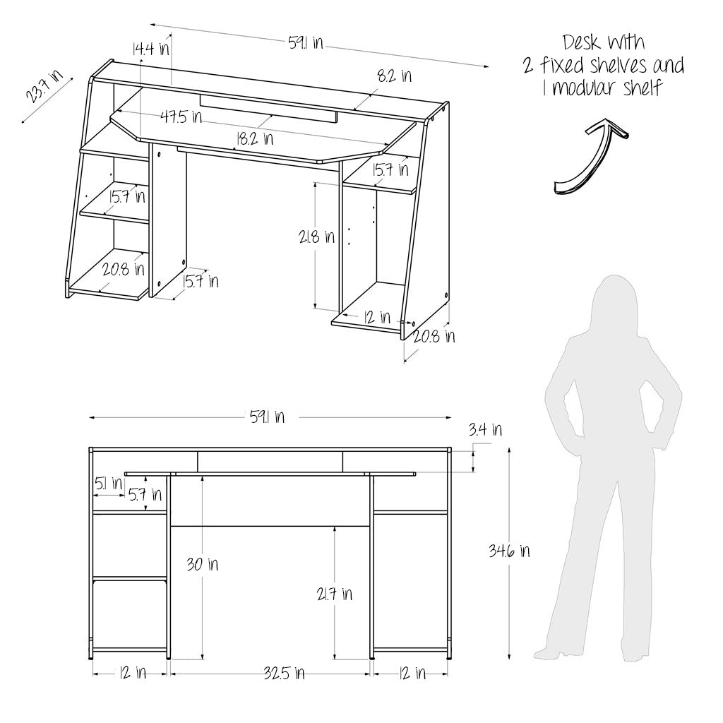 LAX Gaming Desk